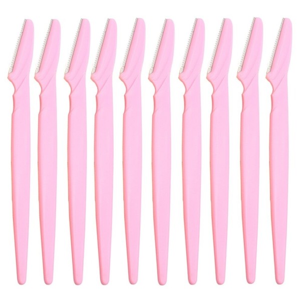 Augenbrauenrasierer 10 Stk rosa