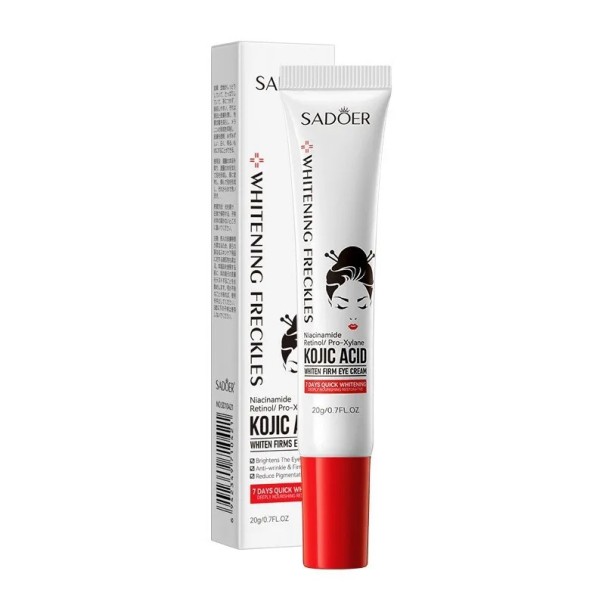 Augencreme mit Kojisäure 20 g – Hautaufhellend, gegen Augenringe und Schwellungen, feine Fältchen und Hautalterung 1