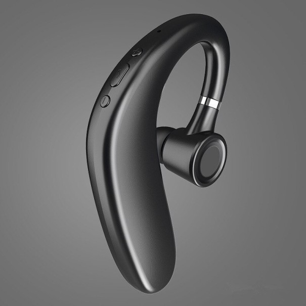 Auricular manos libres Bluetooth 5.0 intraauricular con gancho Aceptar y rechazar llamadas Control de música y volumen Alcance 10 m Sensibilidad negro