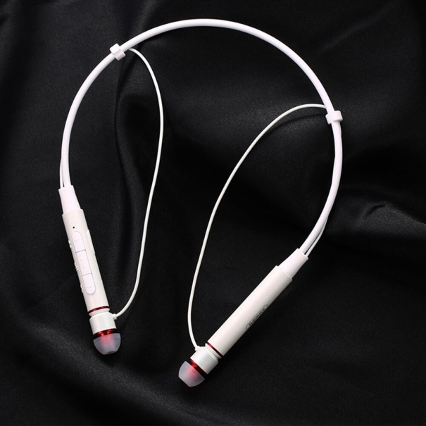 Auriculares Bluetooth con banda para el cuello K2013 blanco