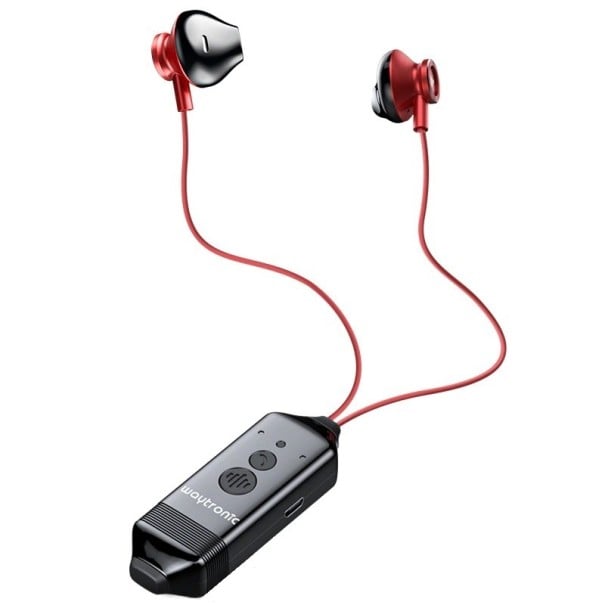 Auriculares Bluetooth con grabador de audio y memoria interna de 512 MB In-ear con unidad de control para música y llamadas Duración 6 horas Alcance 1