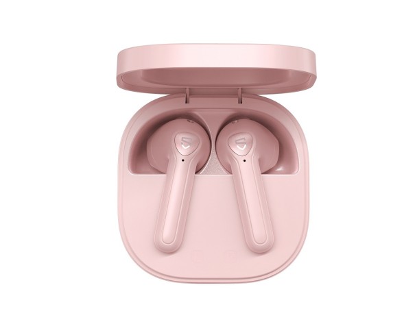 Auriculares bluetooth sem fios K1637 rosa