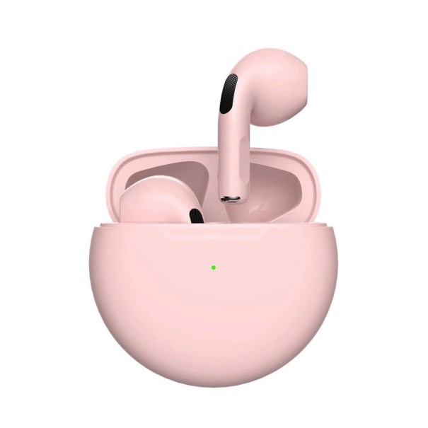 Auriculares bluetooth sem fios K1718 rosa