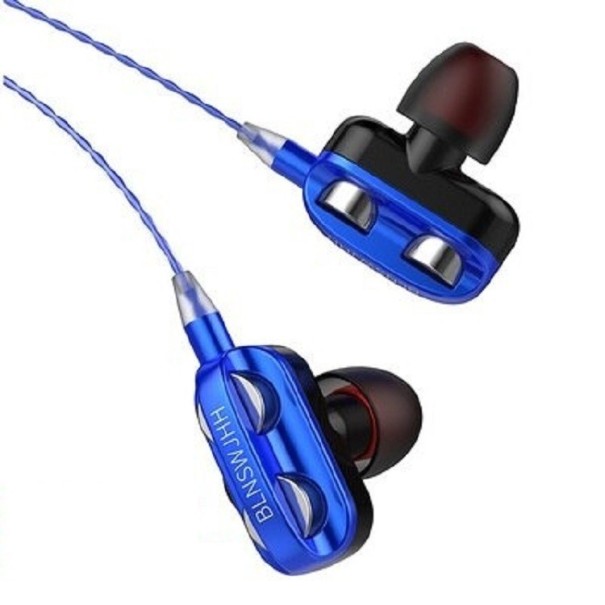 Auriculares com microfone K1709 azul