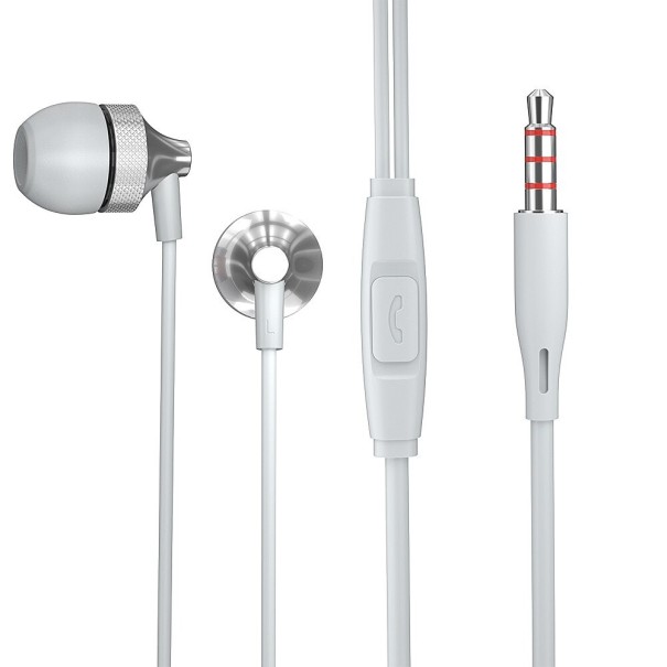 Auriculares com microfone K1880 branco