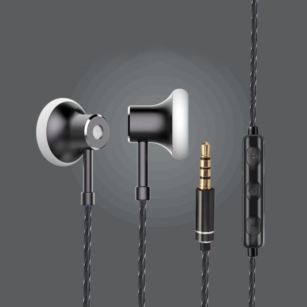 Auriculares com microfone K1919 preto