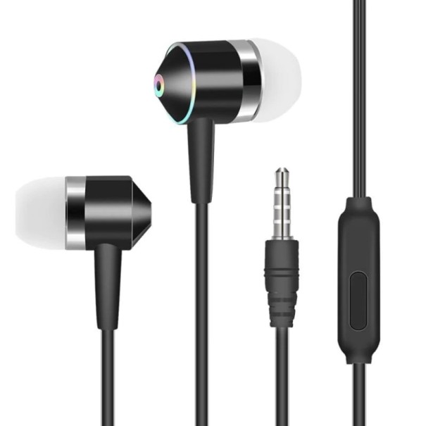 Auriculares com microfone K1933 preto