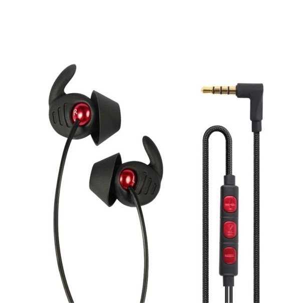 Auriculares com microfone K2079 preto