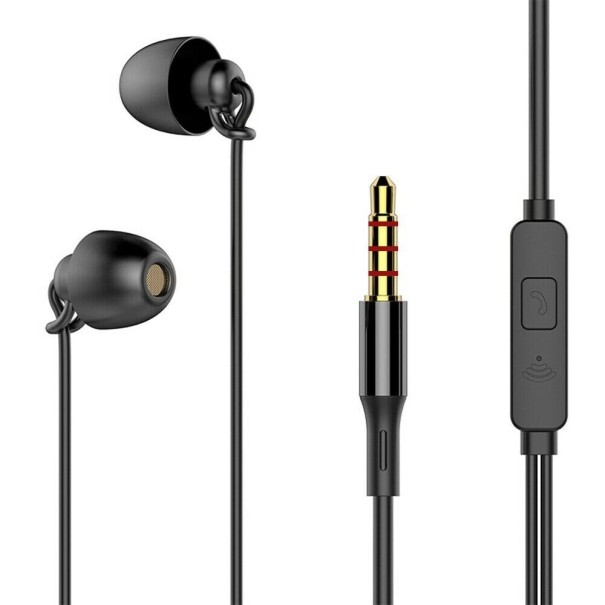 Auriculares con cancelación de ruido para dormir negro