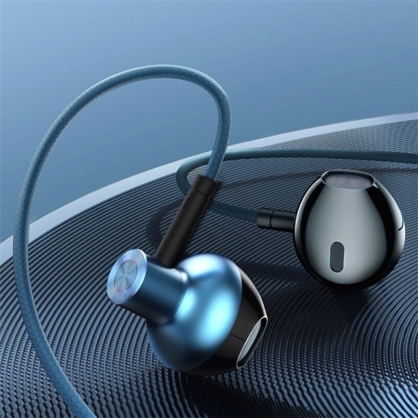 Auriculares con micrófono K1654 azul