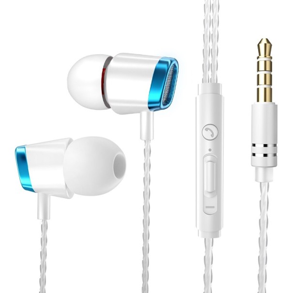 Auriculares con micrófono K1834 azul