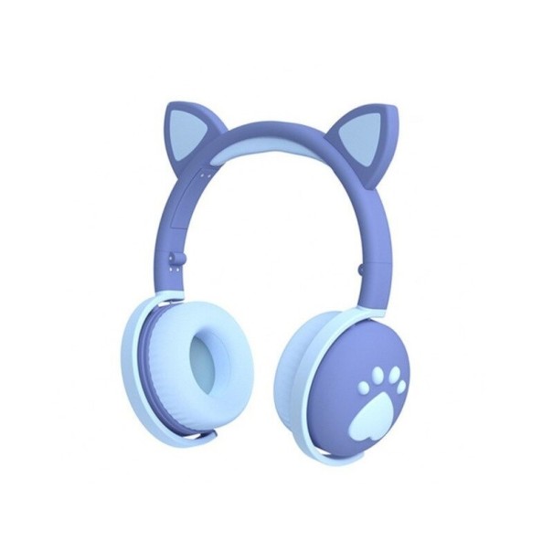 Auriculares con orejas para niños C1193 azul