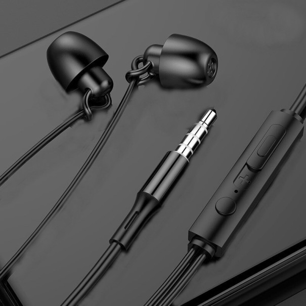 Auriculares de redução de ruído preto