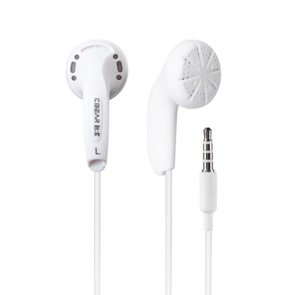 Auriculares jack 3,5mm K1677 blanco 1
