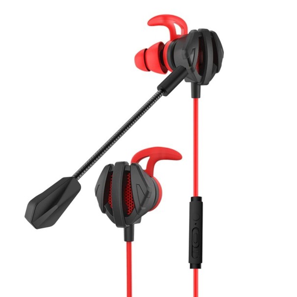 Auriculares para juegos K1661 rojo