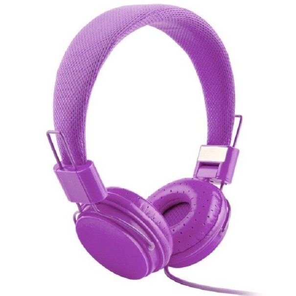 Auriculares para niños morado