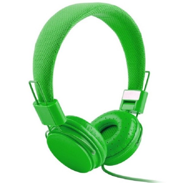 Auriculares para niños verde