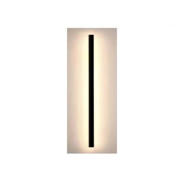 Außen LED Wandleuchte lineares modernes Licht 80 cm 24 W neutrales Weiß schwarz wasserdicht für Fassade Eingang Terrasse und Garage 1