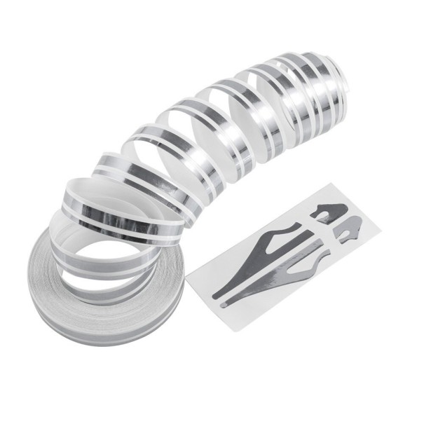 Auto decoratie tape zilver