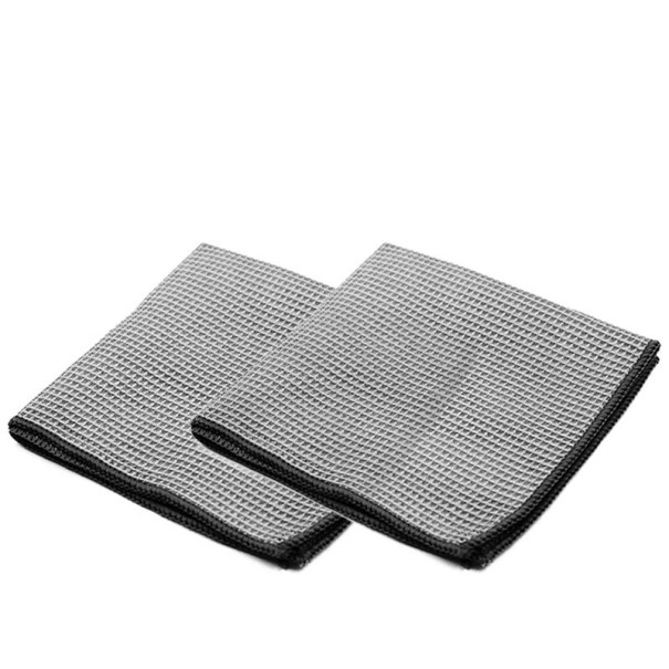 Auto droogdoek 2 stuks grijs