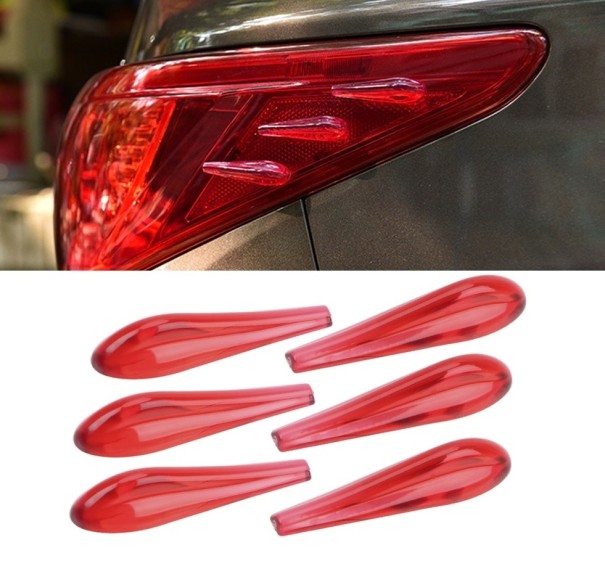 Auto licht stickers 6 stuks