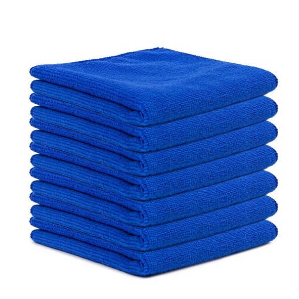 Auto- und Haushaltstuch-Set 30x30 cm 10-tlg Tücher zum Reinigen und Polieren von Autos Reinigungstücher dunkelblau