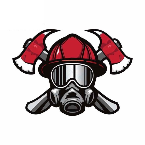 Autoaufkleber mit Feuerwehrmotiv 1
