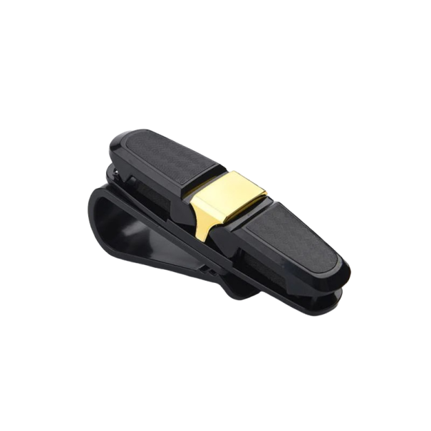 Autoclip voor een bril goud