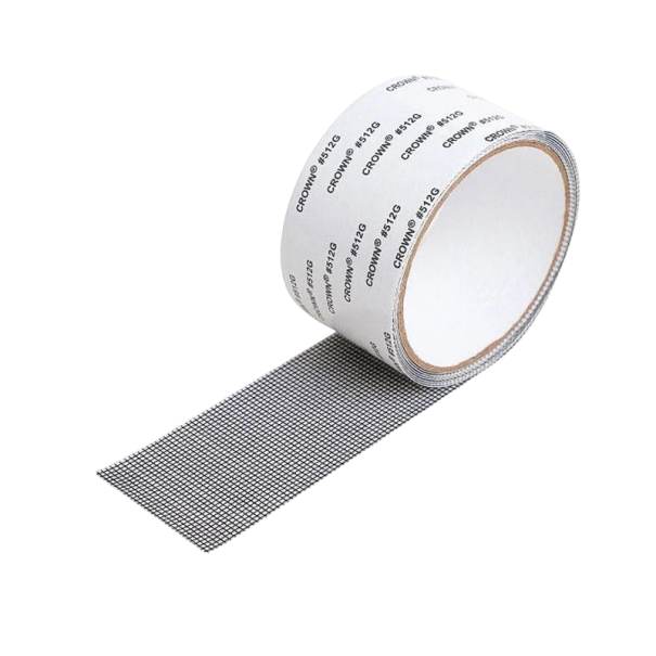 Autocolant de reparare a paravanului de insecte 200 x 5 cm Autocolant de reparare a paravanului de fereastră Patch negru
