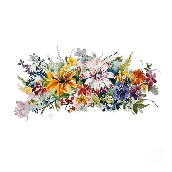 Autocolante floral para sanita 30 x 15 cm decoração em PVC para tampa de WC autocolante para casa de banho à prova de água fácil de aplicar 1