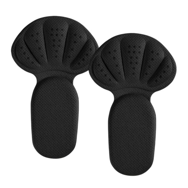 Autocolantes para sapatos para proteção do calcanhar Redução de tamanho Almofadas adesivas contra atrito Anti-deslizantes Saltos confortáveis Alívio da dor nos pés preto