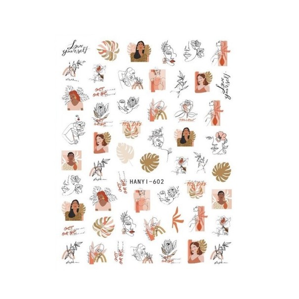 Autocolantes para unhas P3352 3