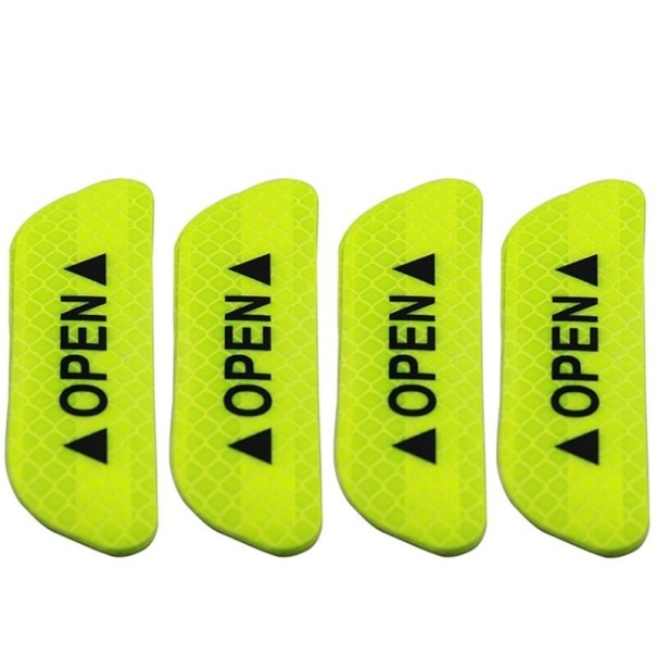 Autocollant réfléchissant 4 pièces vert