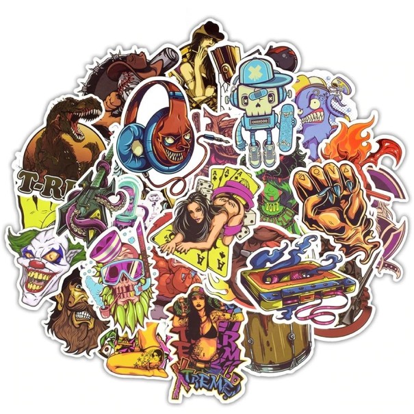 Autocollants 50 pcs E319 1