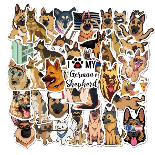 Autocollants chien 50 pcs A1791 1