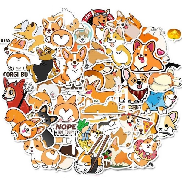 Autocollants chiens 10/30/50 pcs 1