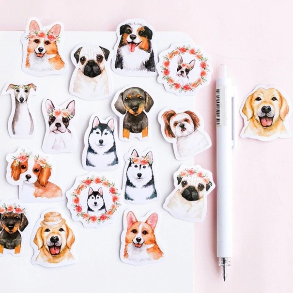 Autocollants chiens 45 pièces 1