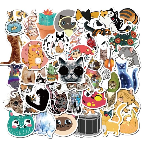 Autocollants de chats 50 pièces 1