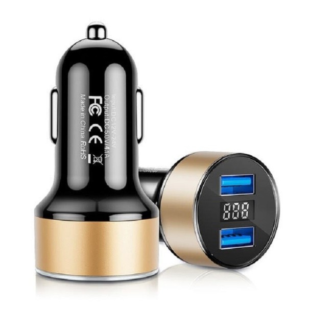 Autoladegerät Dual USB K762 golden