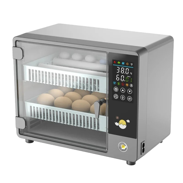 Automatic Digital Incubator for 24 Eggs Egg Incubator with Touch Screen 220 V 1