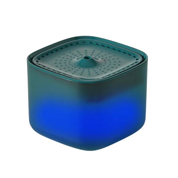 Automatische kattenfontein 3L USB elektrische waterbak met lichtinductiesensor, filtratie, circulatie, oververhittingsbeveiliging, stille werking groen