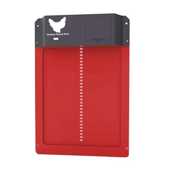 Automatische kippenhokdeur met lichtsensor Zelfopenende deur voor kippen 35 x 23,9 cm