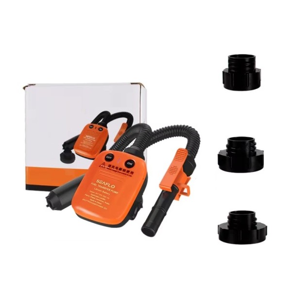 Automatische oplaadbare brandstofpomp met lithiumbatterij 3.7 V doorstroming 12 l/min draagbare pomp met slang voor het overpompen van benzine en vloeistoffen 1