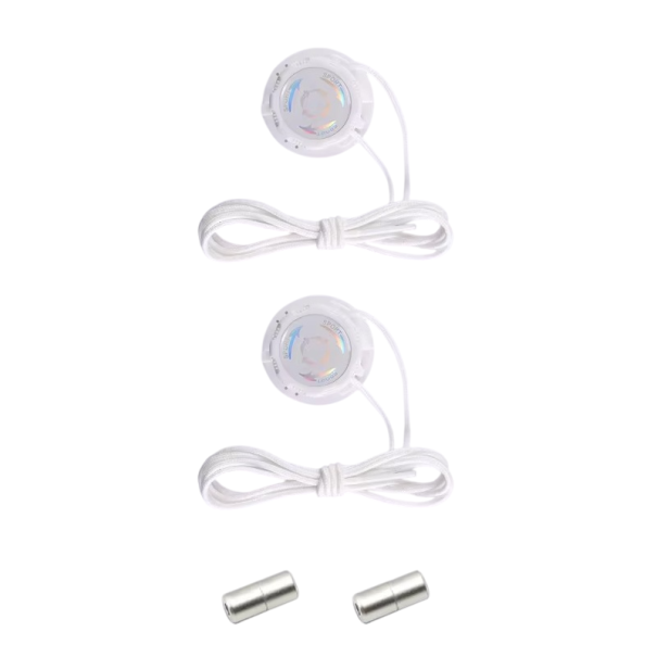 Automatische Schnürsenkel 110 cm Mit drehbarem Clip Einfaches An- und Ausziehen Geeignet für Kinder Senioren und Sportler weiß