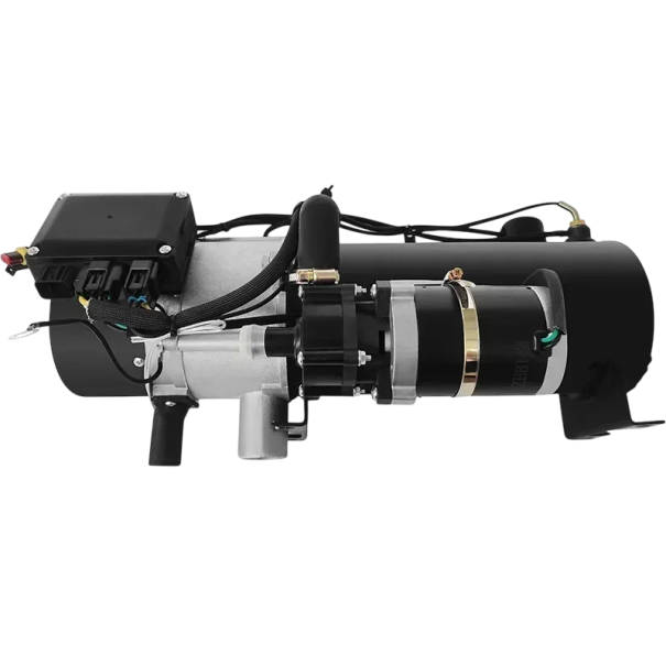 Automobilové dieselové topení 24V 10kW kapalinový předehřívač motoru černý spalovací systém výměníku tepla pro ohřev motoru a kabiny 1