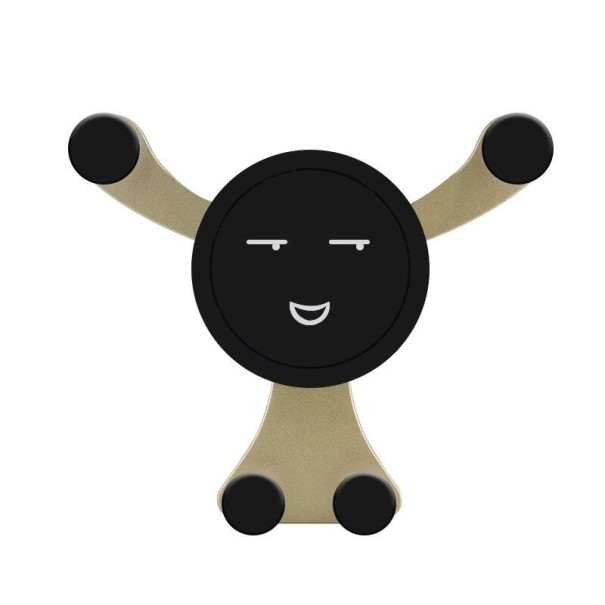 Auton matkapuhelimen pidike P3966 kultainen
