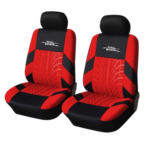 Autopotahy na přední sedadla červená