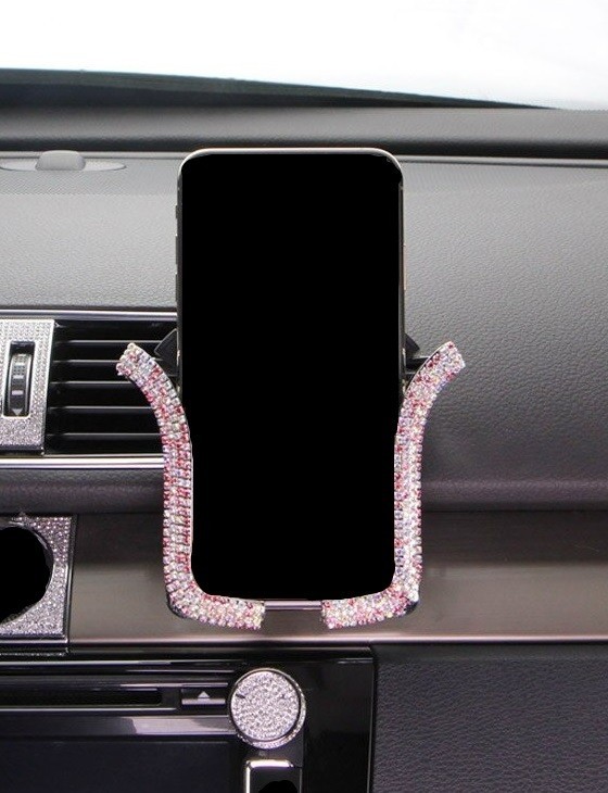 Autós mobil tartó strasszokkal 2