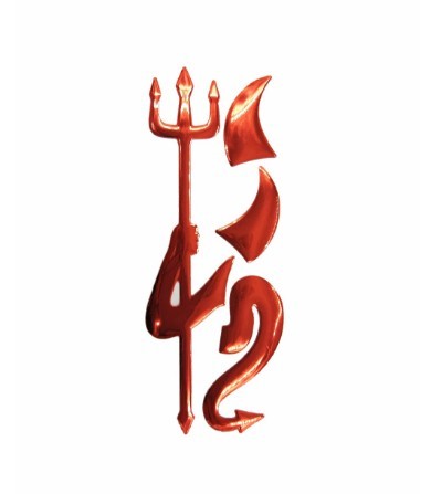 Autosticker - Devil Volkswagen J2723 rood