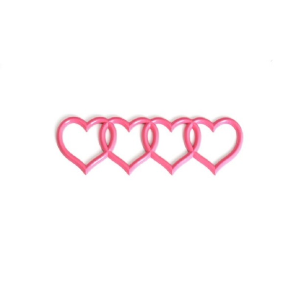 Autosticker - harten roze